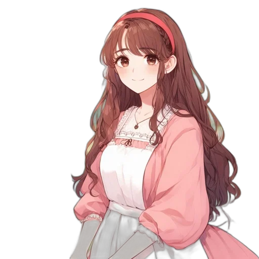 dress, staff, jacket, hat transparent PNG cut-out