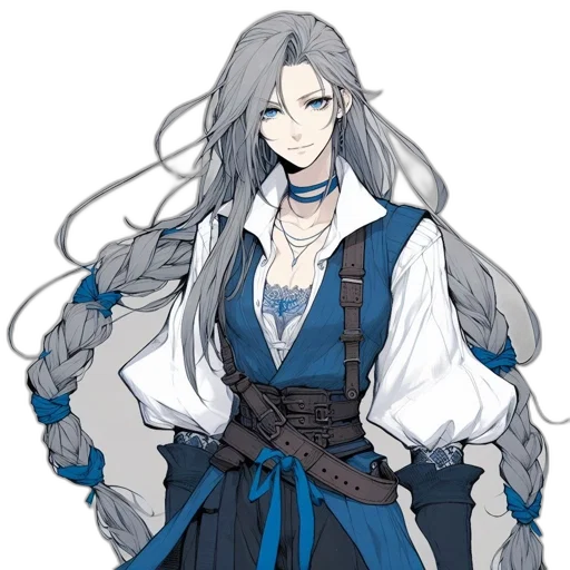 staff, hair, concept art, fantasy art transparent PNG cut-out