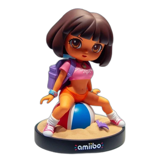 3d render, concept art, dora, explorer transparent PNG cut-out