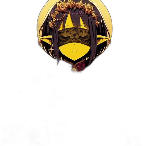 crown, mask, hat, staff transparent PNG cut-out