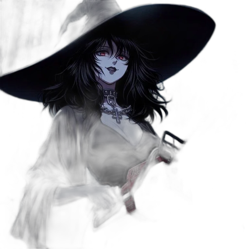 mask, staff, creature, dress transparent PNG cut-out