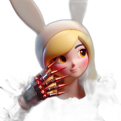 weapon, robot, staff, mask transparent PNG cut-out