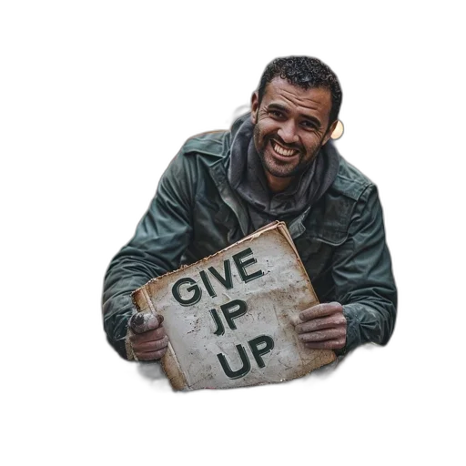 jacket, weapon, umbrella, staff transparent PNG cut-out