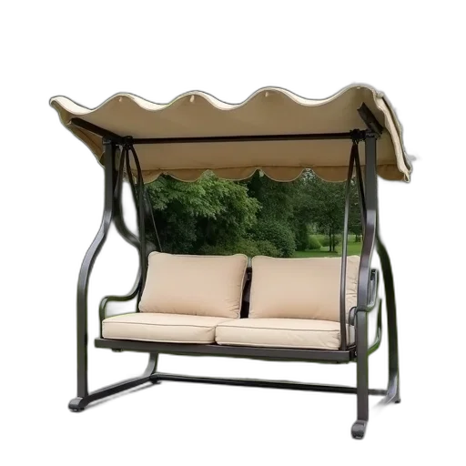 furniture, umbrella, 3d render, modern transparent PNG cut-out