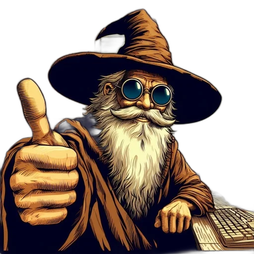staff, hat, fantasy art, pixel art transparent PNG cut-out