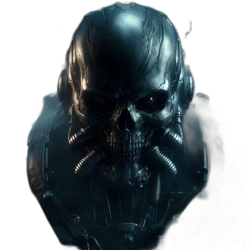 mask, robot, face, creature transparent PNG cut-out