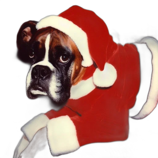 photorealistic, adorable, boxer, dog transparent PNG cut-out
