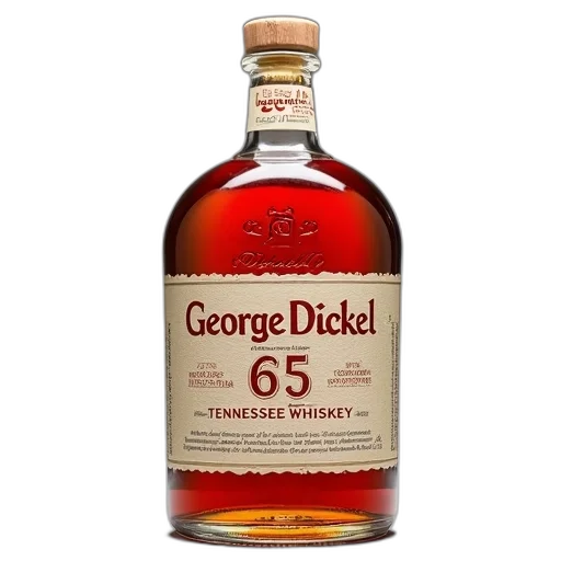 bottle, 3d render, george, dickel transparent PNG cut-out