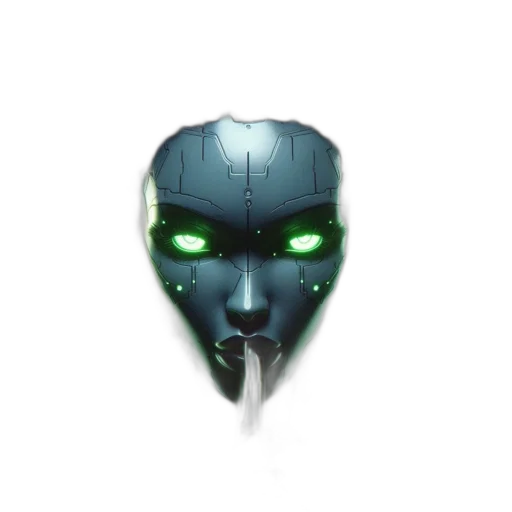 mask, robot, face, weapon transparent PNG cut-out