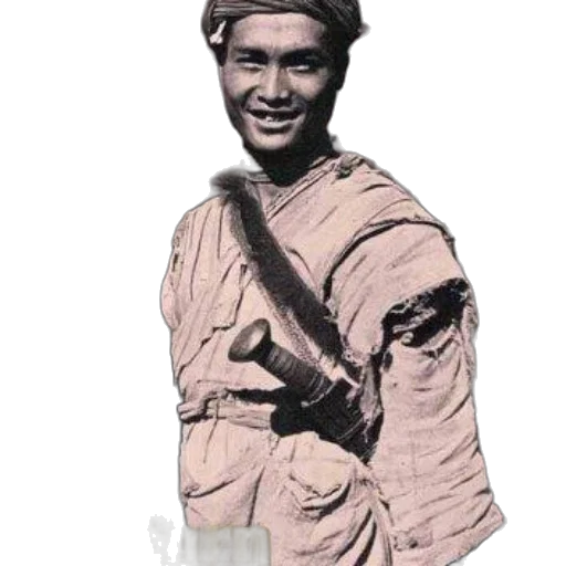 staff, weapon, face, jacket transparent PNG cut-out