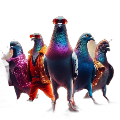 animal, dress, jewelry, concept art transparent PNG cut-out