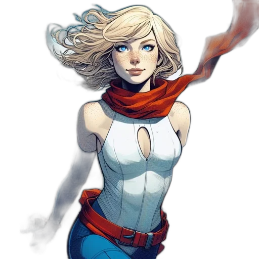 comic book art, concept art, fantasy art, cartoon transparent PNG cut-out