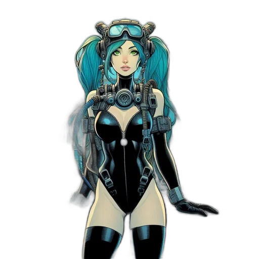 robot, concept art, comic book art, cartoon transparent PNG cut-out