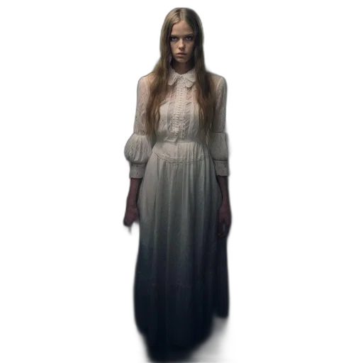 dress, staff, creature, face transparent PNG cut-out