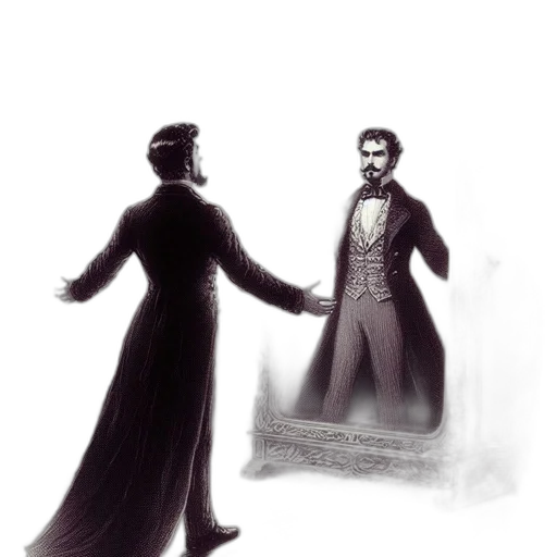 dress, mask, staff, jacket transparent PNG cut-out