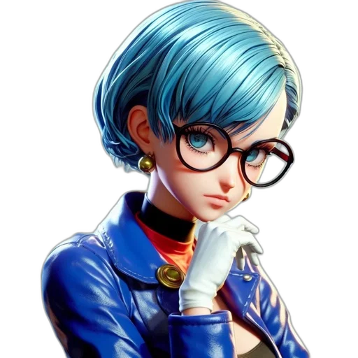 jacket, staff, jewelry, face transparent PNG cut-out
