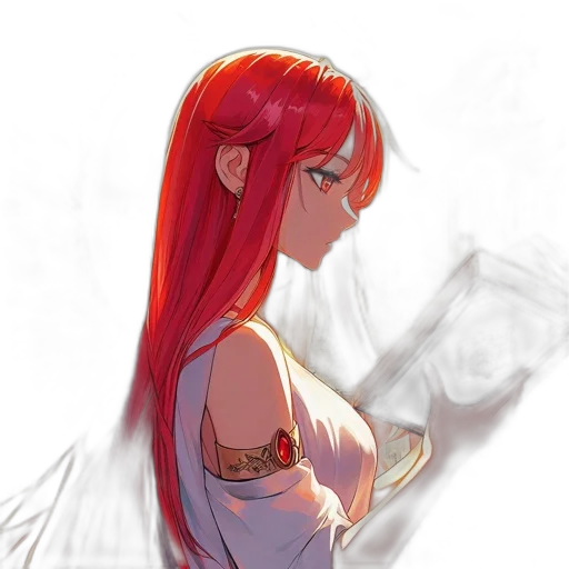 dress, weapon, staff, jewelry transparent PNG cut-out