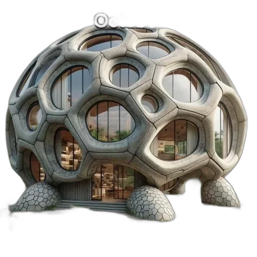 building, furniture, 3d render, concept art transparent PNG cut-out