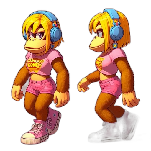 creature, jacket, concept art, 3d render transparent PNG cut-out