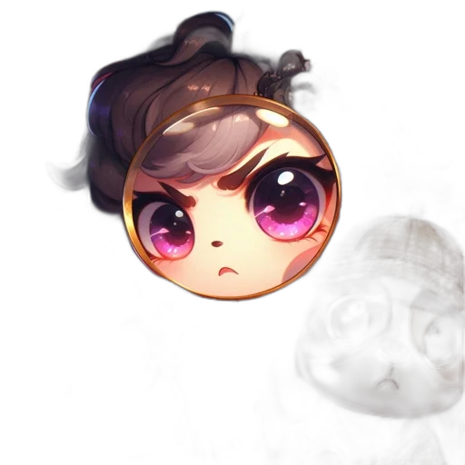staff, face, concept art, pixel art transparent PNG cut-out