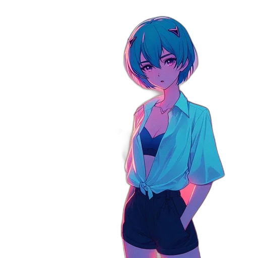 dress, jacket, staff, face transparent PNG cut-out