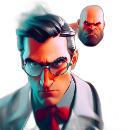 face, jacket, concept art, comic book art transparent PNG cut-out