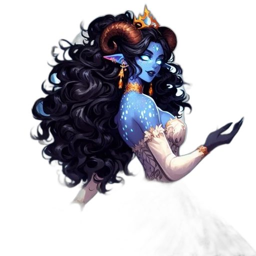 dress, staff, mask, fantasy art transparent PNG cut-out