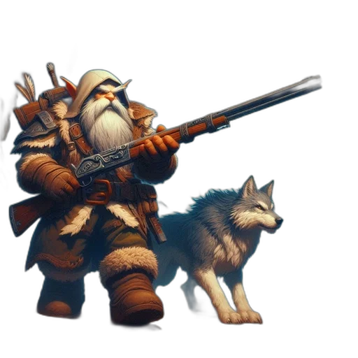 weapon, animal, staff, creature transparent PNG cut-out
