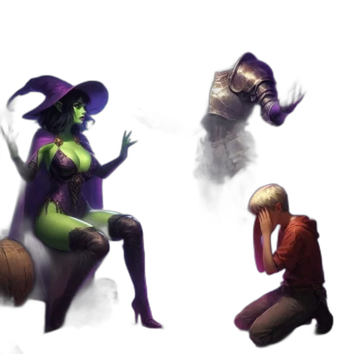 concept art, fantasy art, pixel art, comic book art transparent PNG cut-out