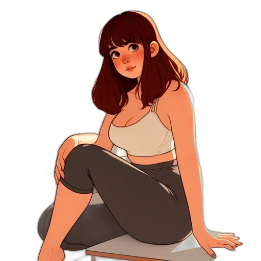 dress, creature, staff, shoes transparent PNG cut-out