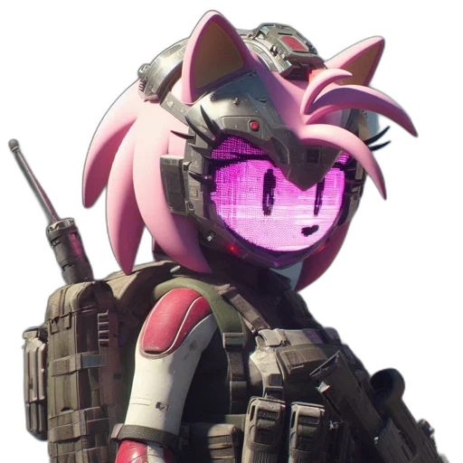 weapon, robot, staff, cyberpunk transparent PNG cut-out
