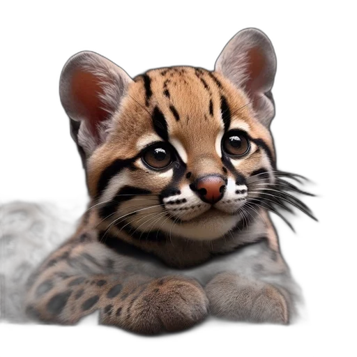 animal, creature, photorealistic, 3d render transparent PNG cut-out