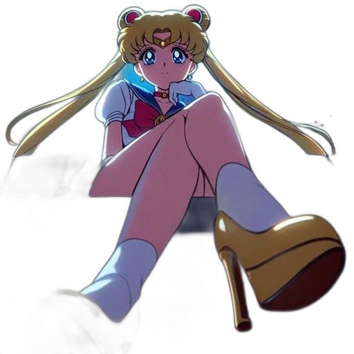 dress, staff, shoes, weapon transparent PNG cut-out