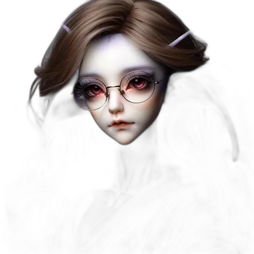 mask, face, hair, creature transparent PNG cut-out