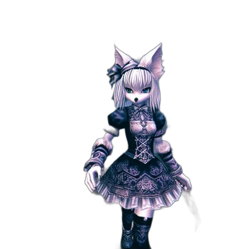 dress, staff, animal, creature transparent PNG cut-out
