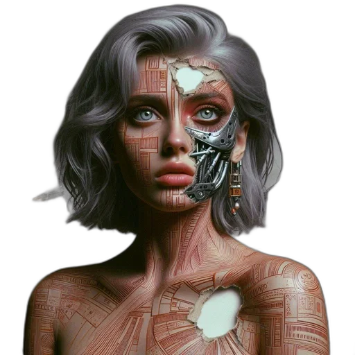 mask, robot, face, jewelry transparent PNG cut-out
