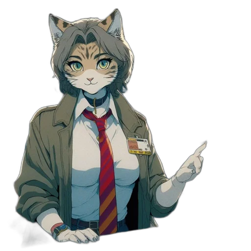 staff, jacket, animal, mask transparent PNG cut-out