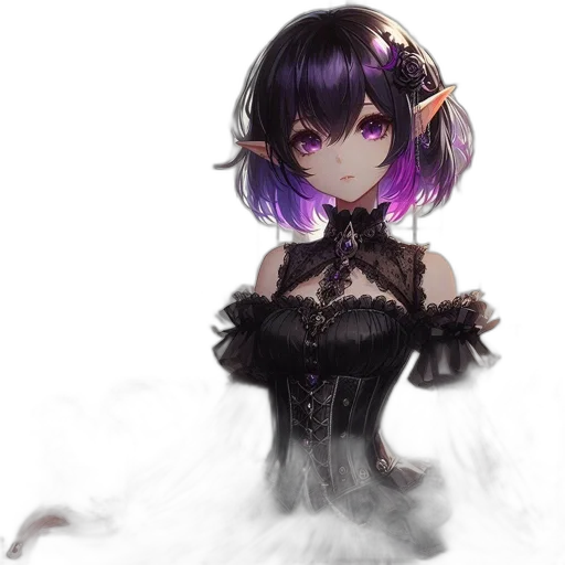 dress, mask, staff, weapon transparent PNG cut-out