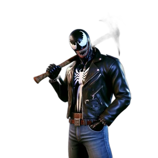 jacket, mask, weapon, animal transparent PNG cut-out