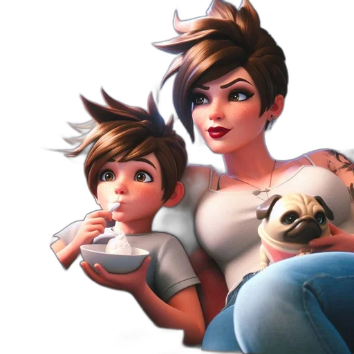 3d render, concept art, photorealistic, cartoon transparent PNG cut-out