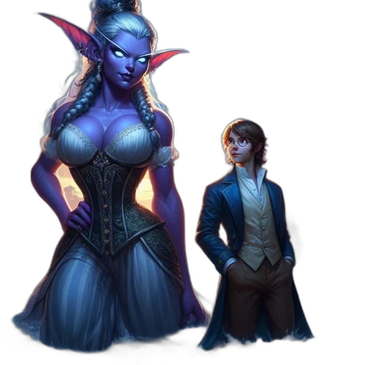 concept art, fantasy art, pixel art, comic book art transparent PNG cut-out