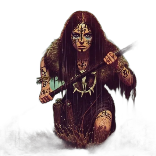 staff, creature, fantasy art, concept art transparent PNG cut-out