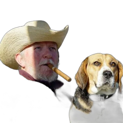 animal, hat, staff, weapon transparent PNG cut-out
