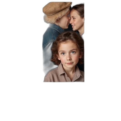 hat, face, jacket, hair transparent PNG cut-out