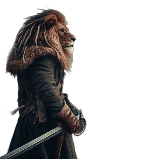 dragon, sword, staff, animal transparent PNG cut-out