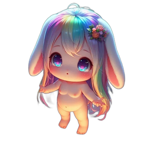 creature, animal, pixel art, anime transparent PNG cut-out