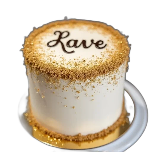 food, crown, 3d render, cake transparent PNG cut-out