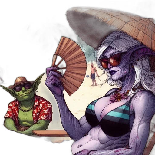 hat, concept art, fantasy art, comic book art transparent PNG cut-out
