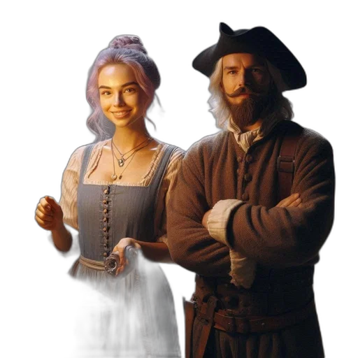fantasy art, photorealistic, oil painting, concept art transparent PNG cut-out