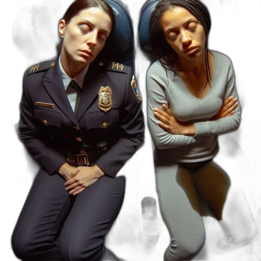 concept art, photorealistic, two, individuals transparent PNG cut-out